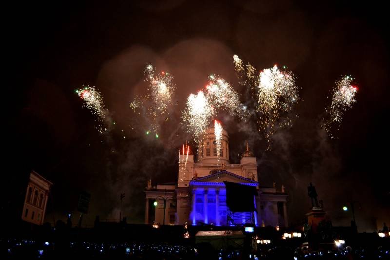 Новогодняя ночь Хельсинки 2019 Салют