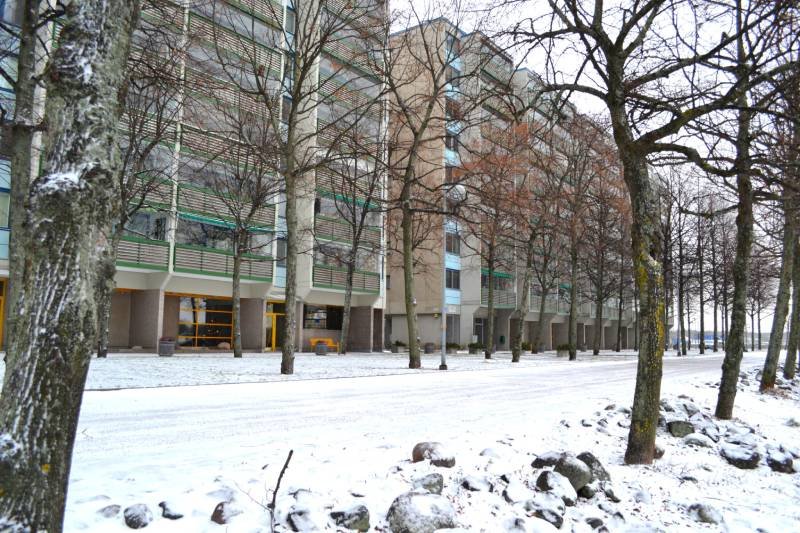 Хельсинки Набережная Многоэтажки