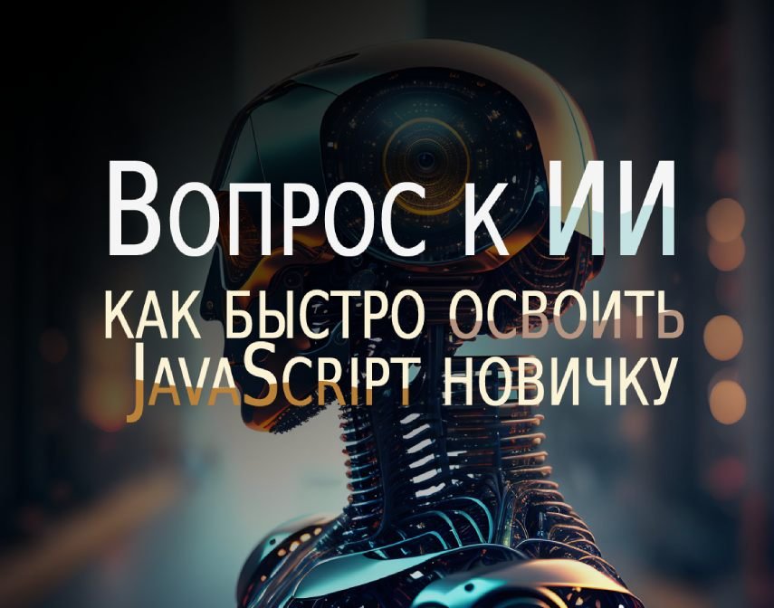 Вопрос к ИИ - Как быстро освоить JavaScript новичку