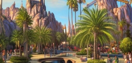 Universal Orlando. image made by AI