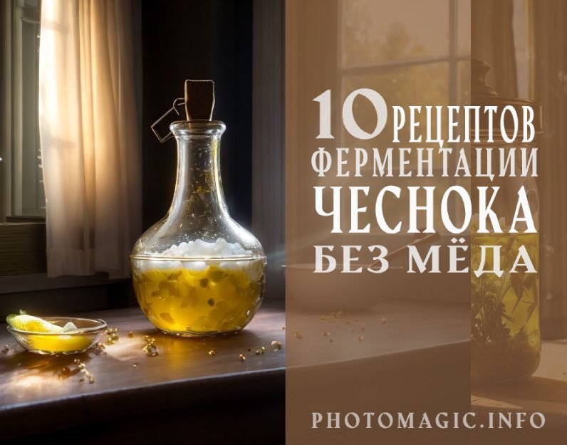 10 рецептов ферментации чеснока без мёда