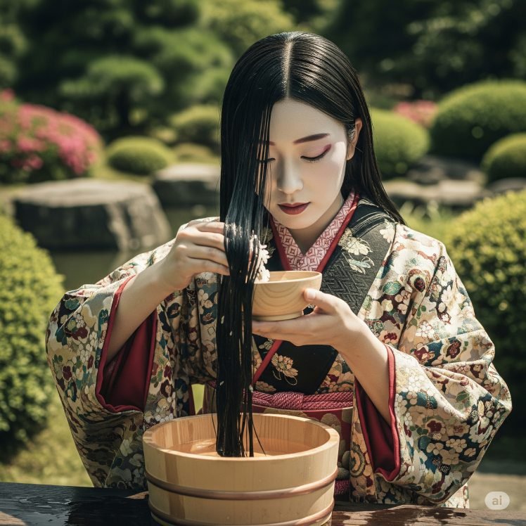 Япония - уход за волосами