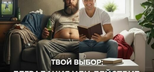 Твой выбор это Деградация или Действие