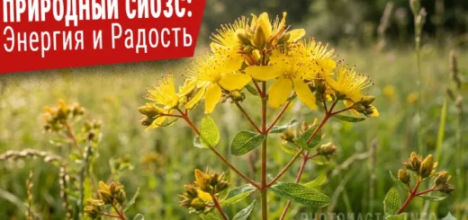 Зверобой продырявленный, фотореалистичное изображение цветов и листьев для статьи про антидепрессант.